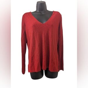 T By Alexander Wang Red Sweater in small